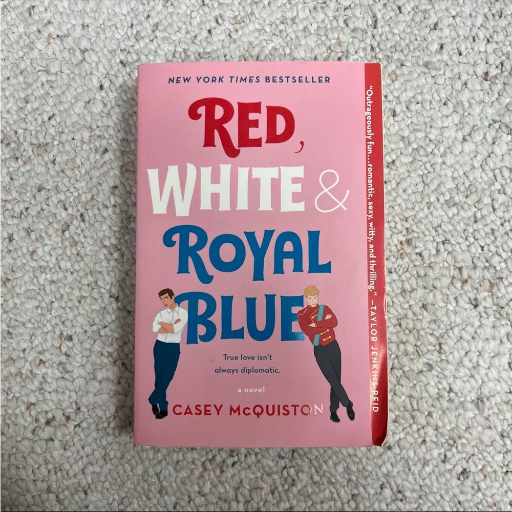 RED WHITE AND ROYAL BLUE by casey mcquiston